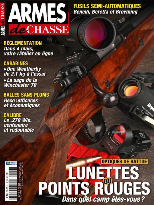 Title details for Armes de chasse by Editions Lariviere SAS - Available